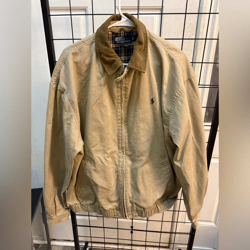 Polo Ralph Lauren vintage Tan Jacket size large